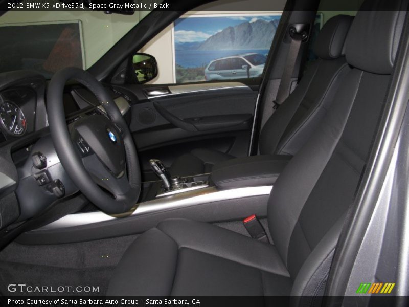 Space Gray Metallic / Black 2012 BMW X5 xDrive35d