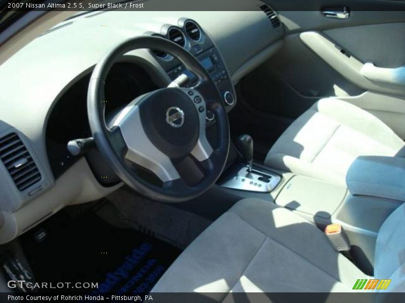 Super Black / Frost 2007 Nissan Altima 2.5 S