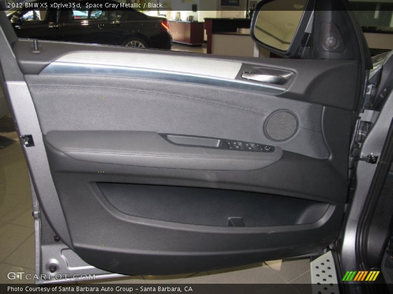 Space Gray Metallic / Black 2012 BMW X5 xDrive35d