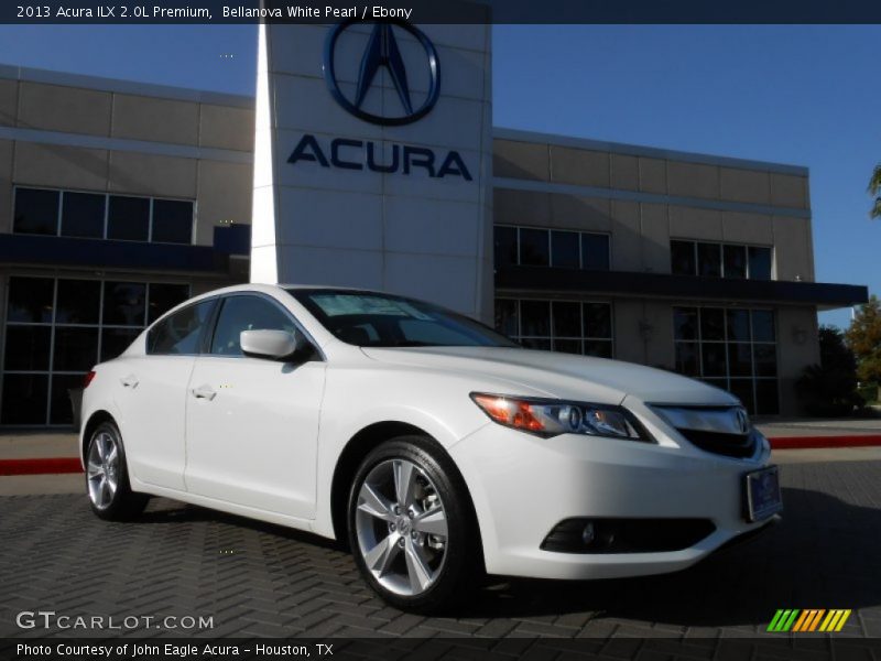 Bellanova White Pearl / Ebony 2013 Acura ILX 2.0L Premium