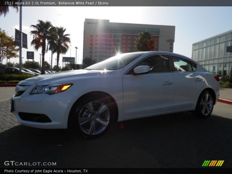 Bellanova White Pearl / Ebony 2013 Acura ILX 2.0L Premium