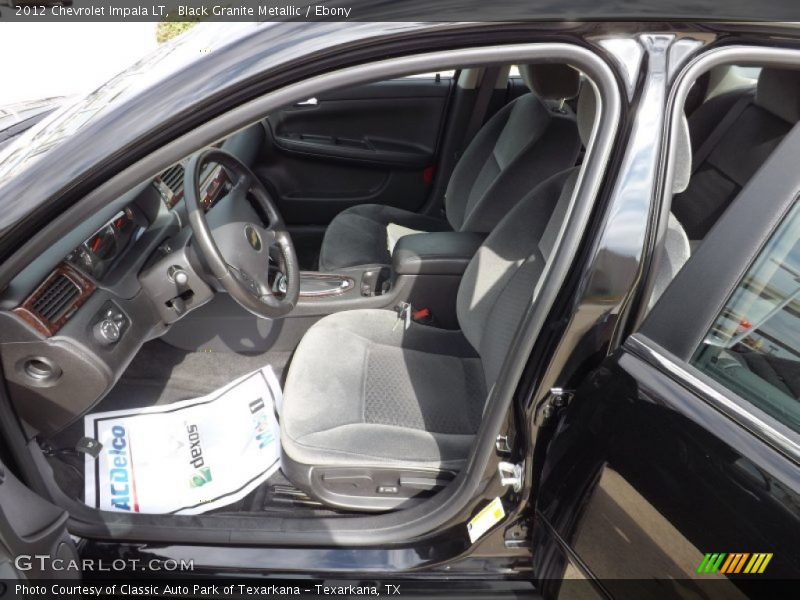 Black Granite Metallic / Ebony 2012 Chevrolet Impala LT