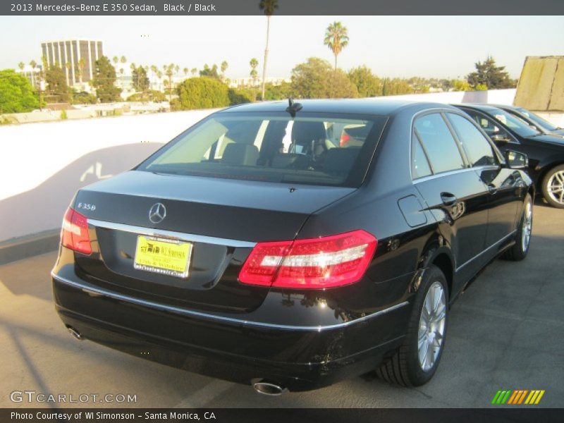 Black / Black 2013 Mercedes-Benz E 350 Sedan