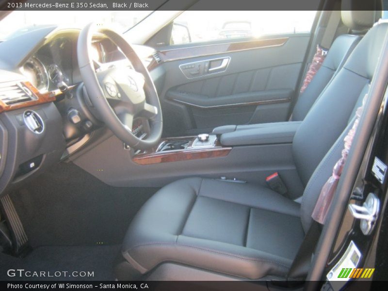 Black / Black 2013 Mercedes-Benz E 350 Sedan