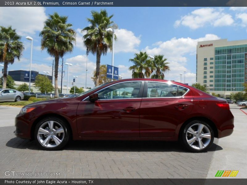 Crimson Garnet / Parchment 2013 Acura ILX 2.0L Premium