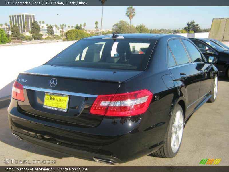 Black / Black 2013 Mercedes-Benz E 350 Sedan