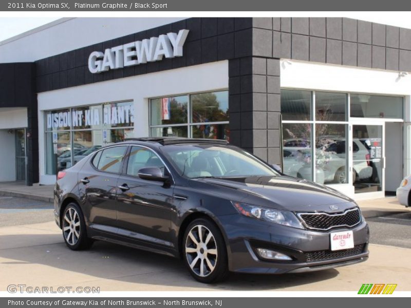 Platinum Graphite / Black Sport 2011 Kia Optima SX