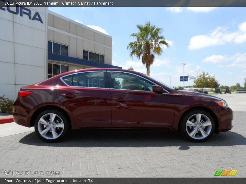 Crimson Garnet / Parchment 2013 Acura ILX 2.0L Premium