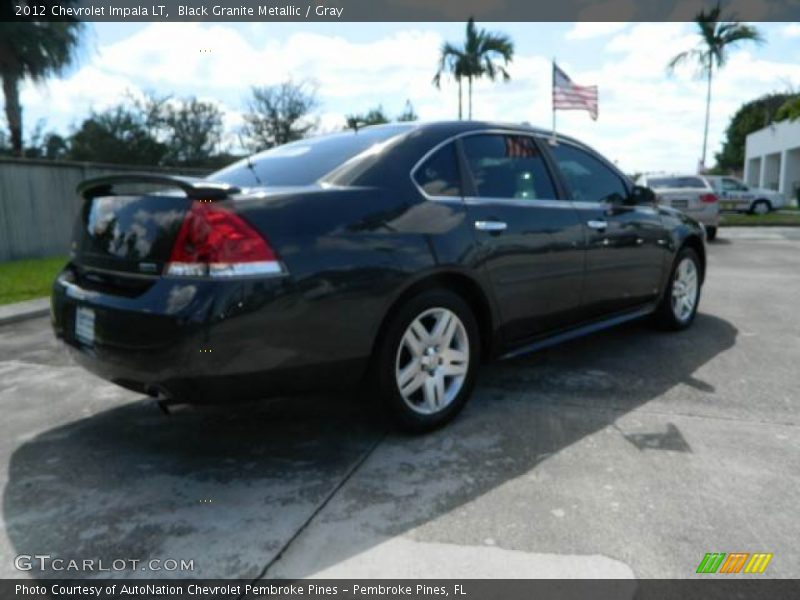 Black Granite Metallic / Gray 2012 Chevrolet Impala LT