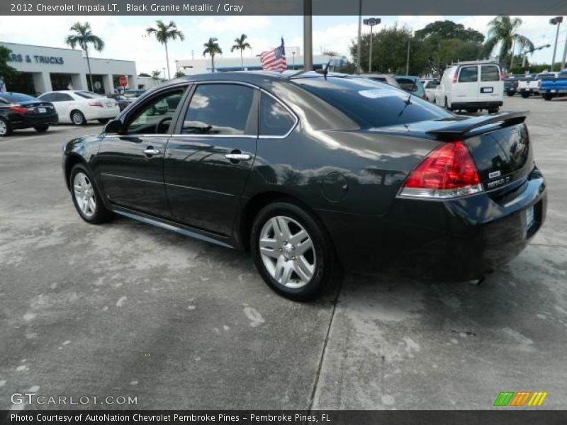 Black Granite Metallic / Gray 2012 Chevrolet Impala LT