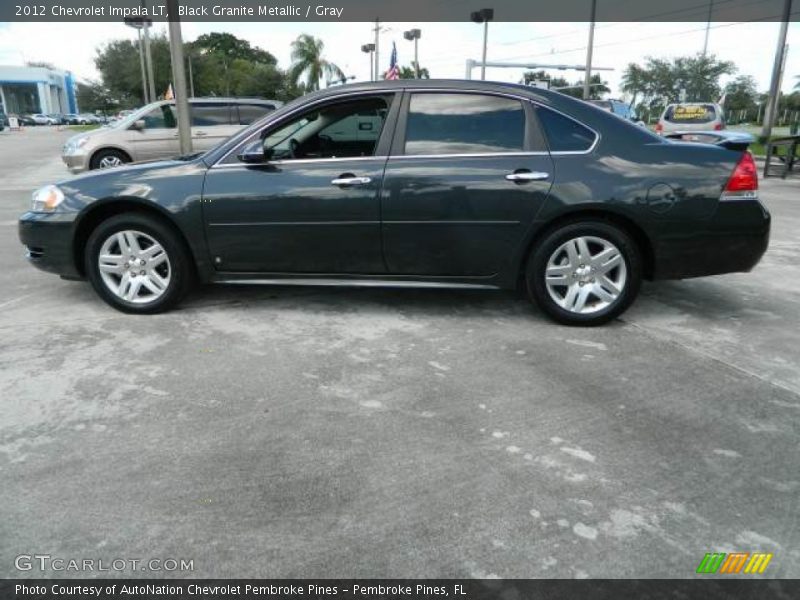 Black Granite Metallic / Gray 2012 Chevrolet Impala LT