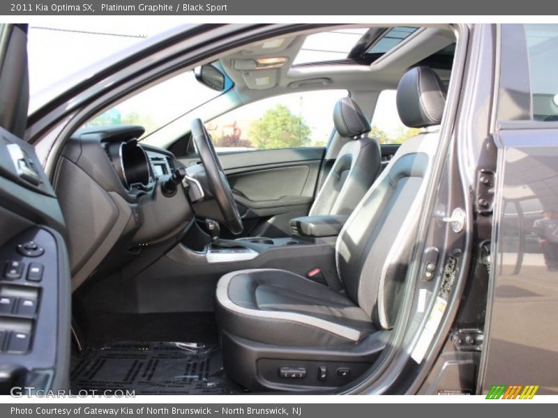 Platinum Graphite / Black Sport 2011 Kia Optima SX