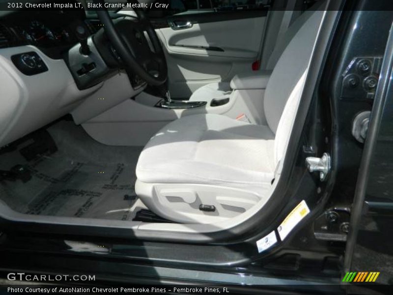 Black Granite Metallic / Gray 2012 Chevrolet Impala LT