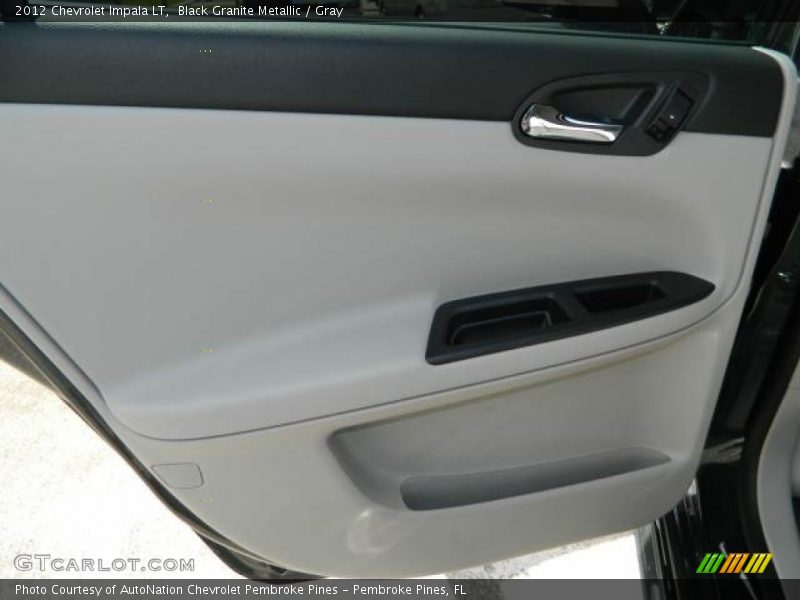 Black Granite Metallic / Gray 2012 Chevrolet Impala LT