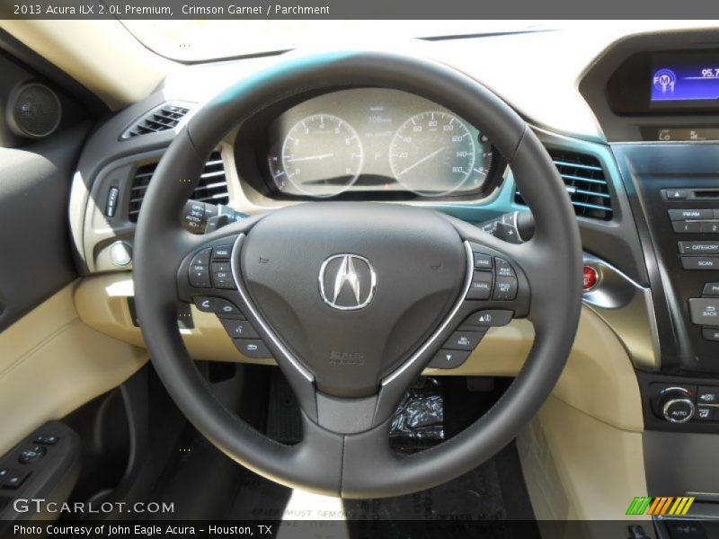 Crimson Garnet / Parchment 2013 Acura ILX 2.0L Premium