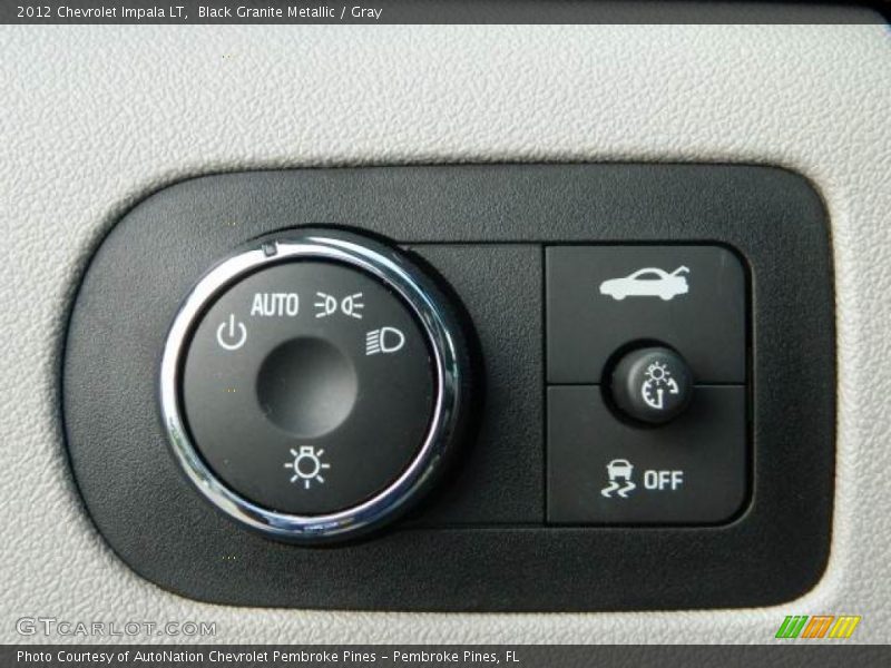 Black Granite Metallic / Gray 2012 Chevrolet Impala LT