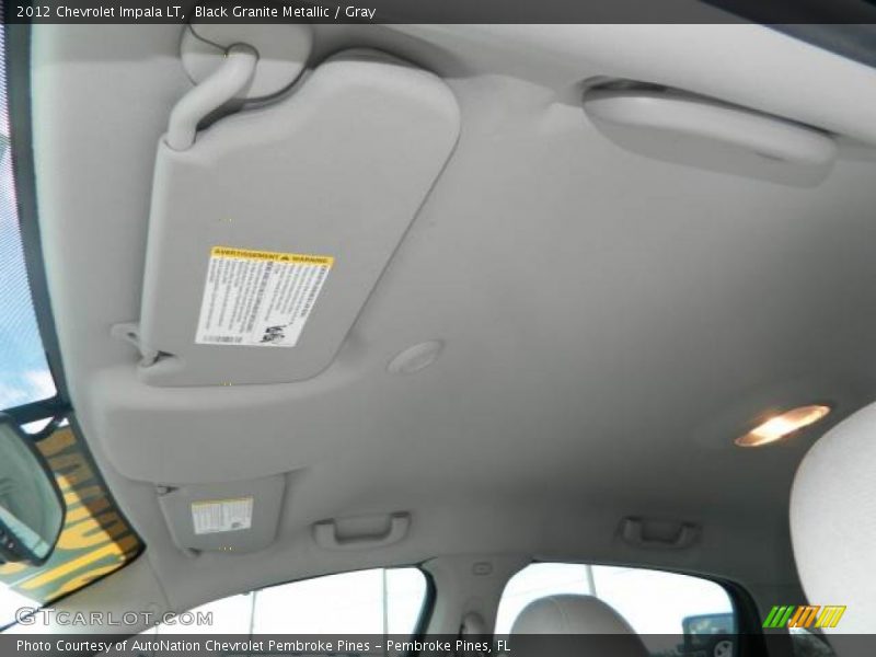 Black Granite Metallic / Gray 2012 Chevrolet Impala LT