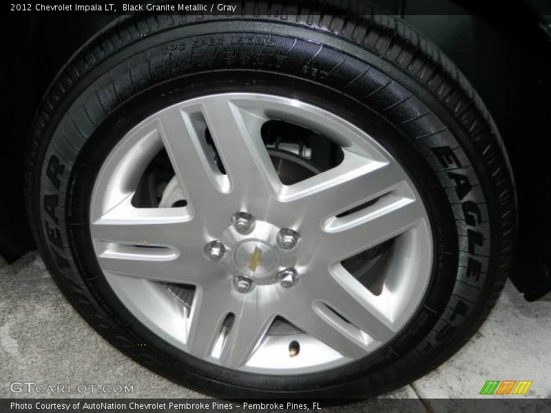 Black Granite Metallic / Gray 2012 Chevrolet Impala LT