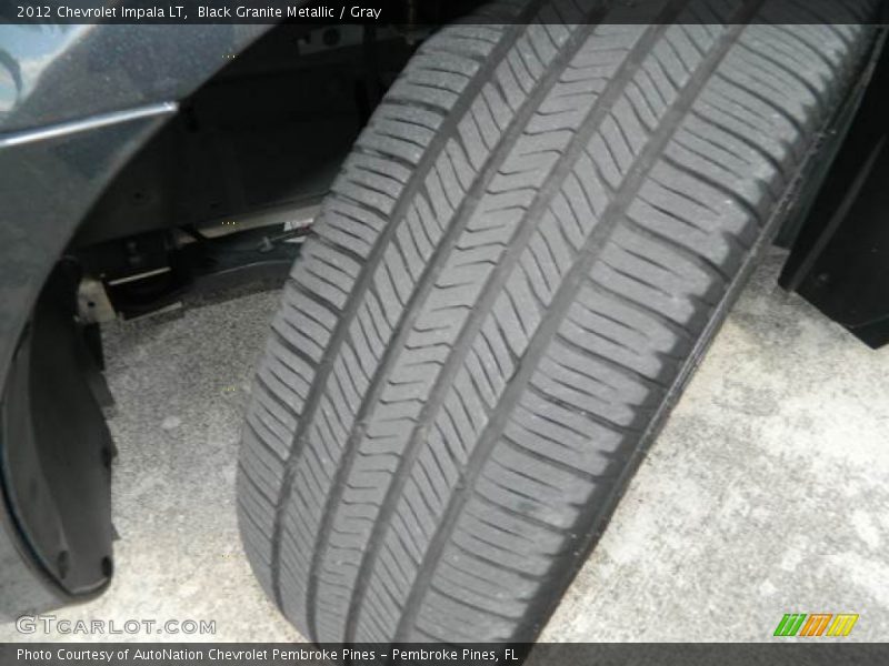 Black Granite Metallic / Gray 2012 Chevrolet Impala LT