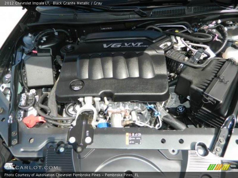 Black Granite Metallic / Gray 2012 Chevrolet Impala LT