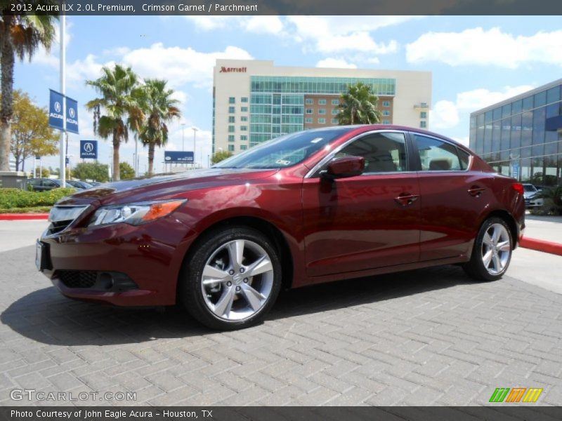 Crimson Garnet / Parchment 2013 Acura ILX 2.0L Premium