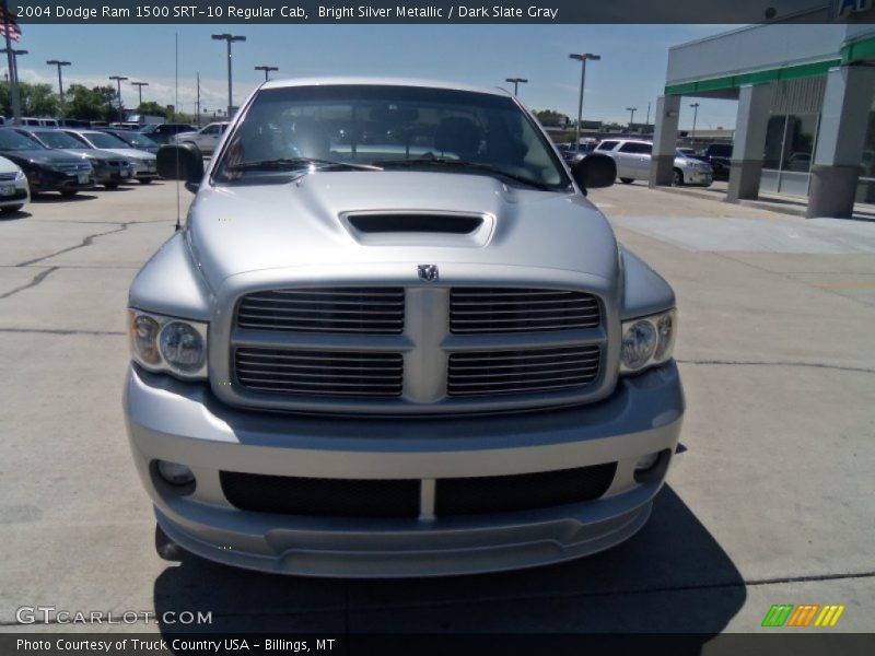 Bright Silver Metallic / Dark Slate Gray 2004 Dodge Ram 1500 SRT-10 Regular Cab