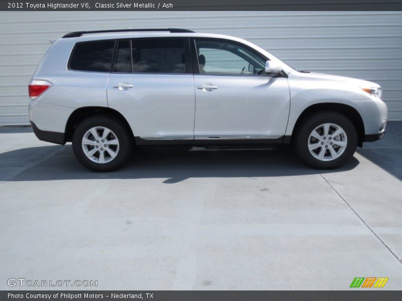 Classic Silver Metallic / Ash 2012 Toyota Highlander V6