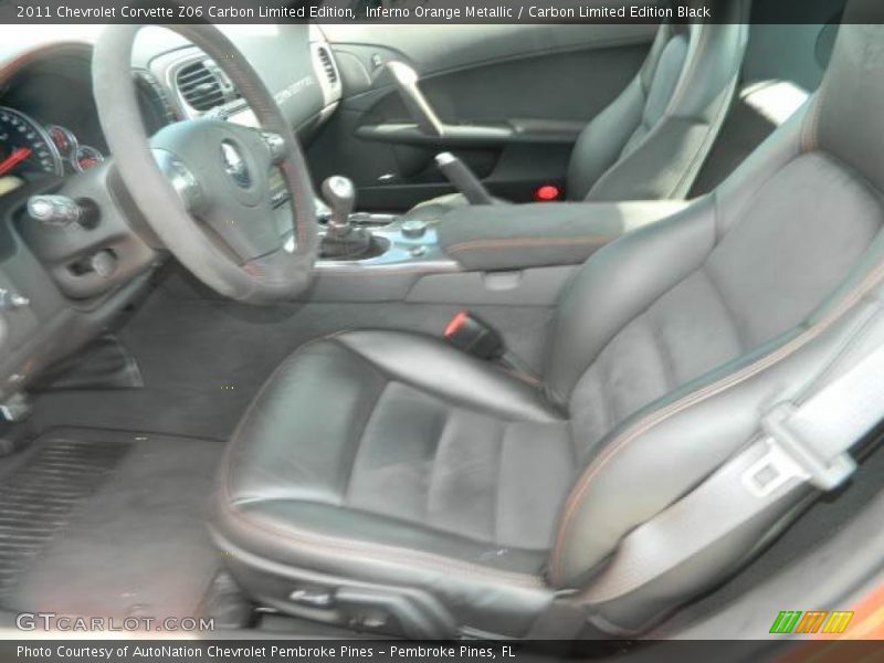  2011 Corvette Z06 Carbon Limited Edition Carbon Limited Edition Black Interior