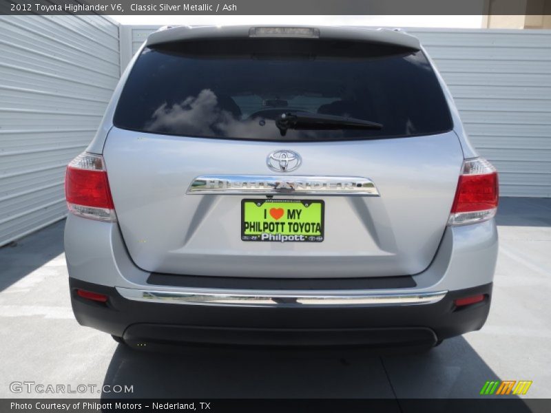 Classic Silver Metallic / Ash 2012 Toyota Highlander V6