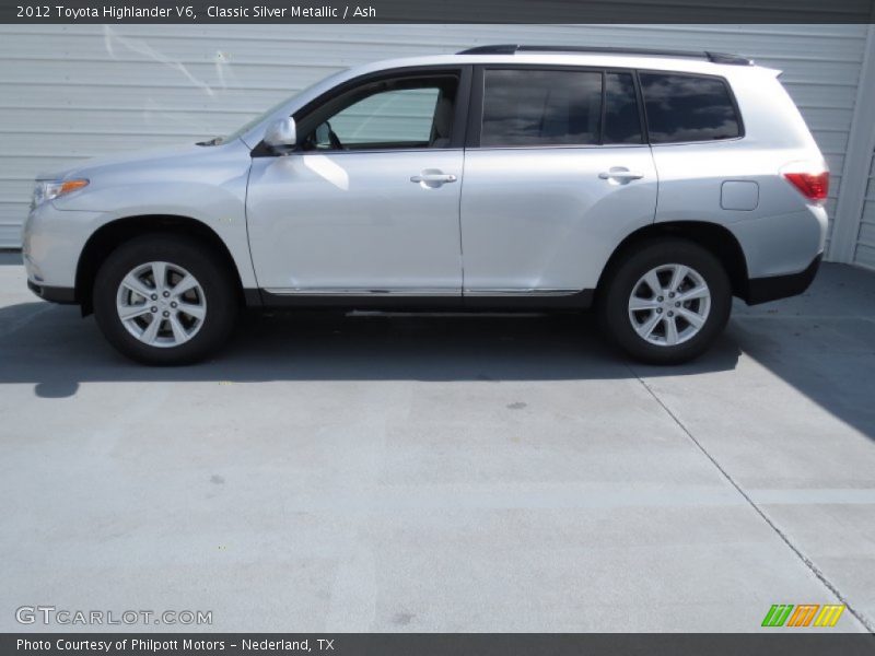 Classic Silver Metallic / Ash 2012 Toyota Highlander V6