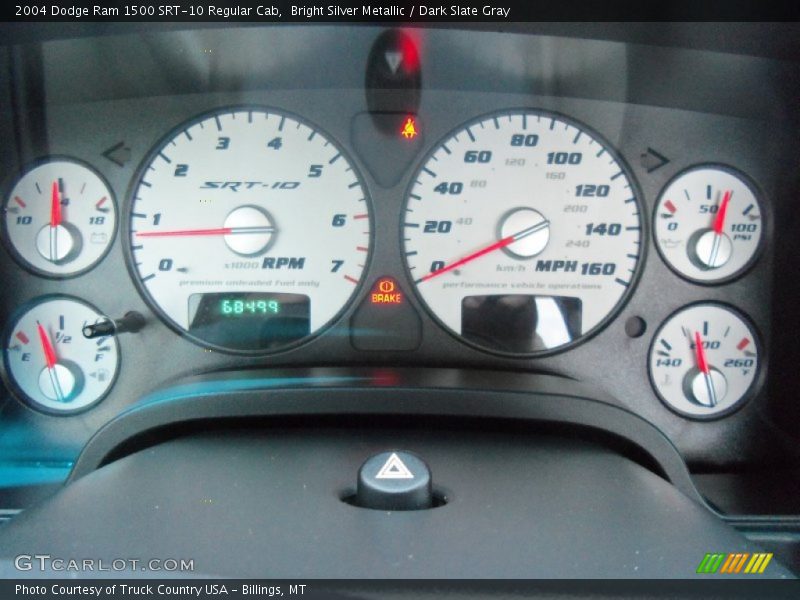 2004 Ram 1500 SRT-10 Regular Cab SRT-10 Regular Cab Gauges