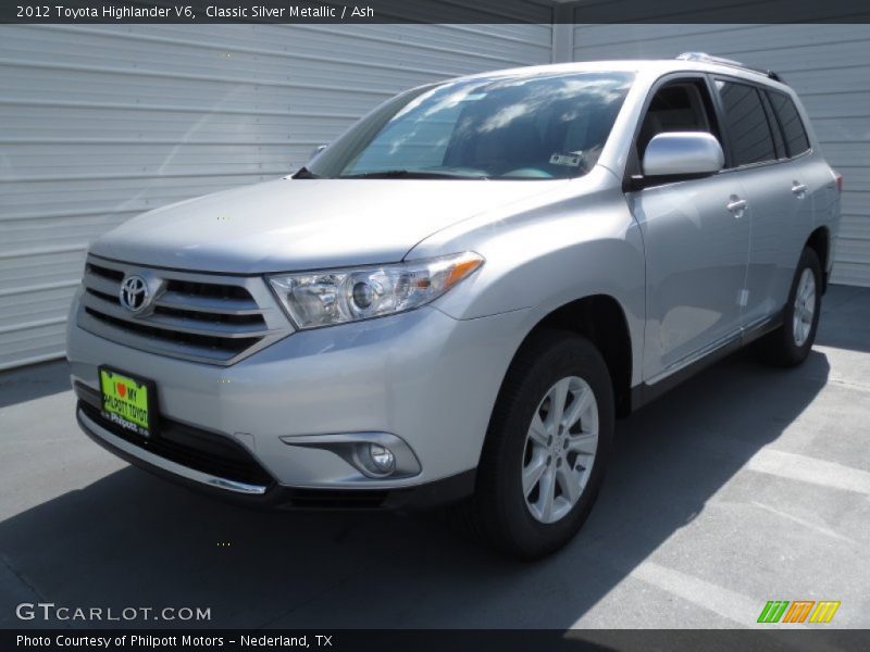 Classic Silver Metallic / Ash 2012 Toyota Highlander V6