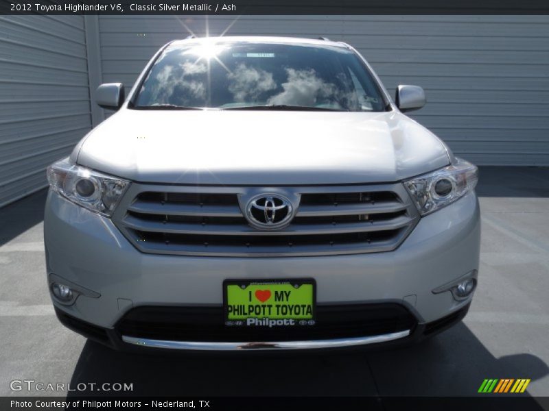 Classic Silver Metallic / Ash 2012 Toyota Highlander V6
