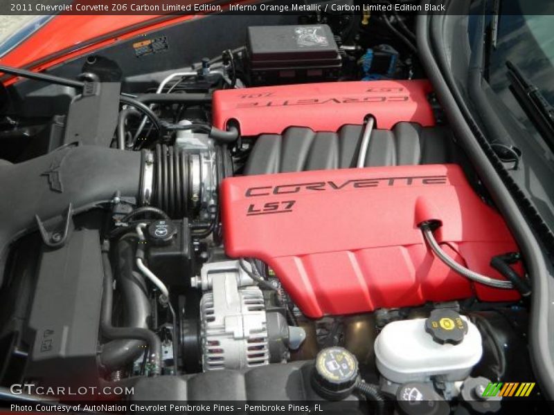  2011 Corvette Z06 Carbon Limited Edition Engine - 7.0 Liter OHV 16-Valve LS7 V8