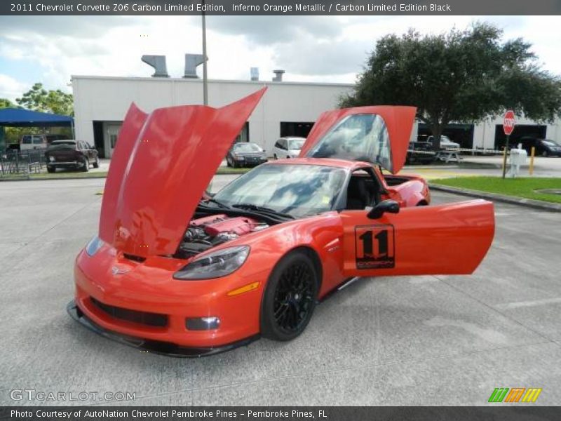  2011 Corvette Z06 Carbon Limited Edition Inferno Orange Metallic