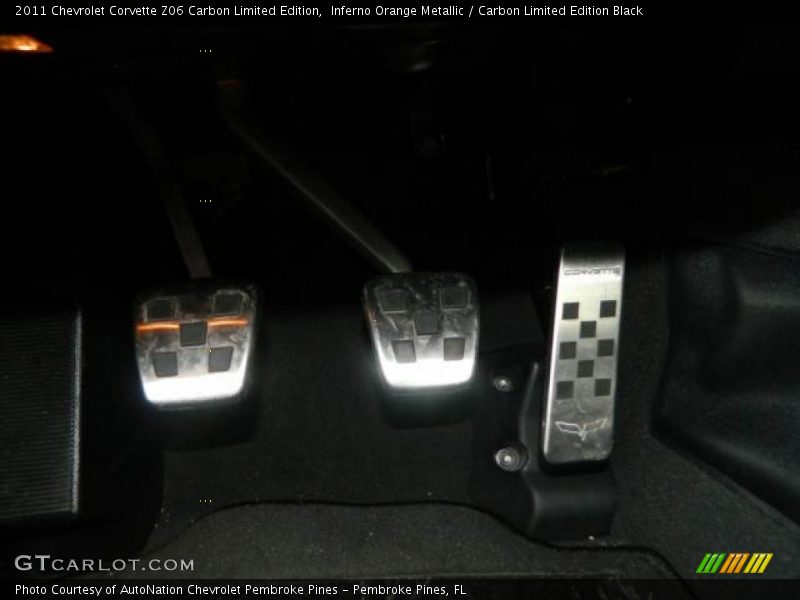 Pedals - 2011 Chevrolet Corvette Z06 Carbon Limited Edition
