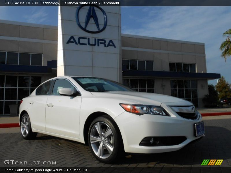 Bellanova White Pearl / Parchment 2013 Acura ILX 2.0L Technology