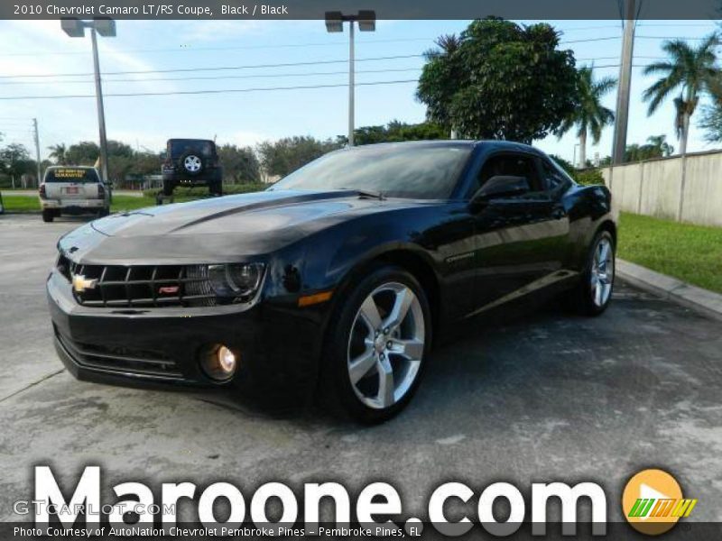 Black / Black 2010 Chevrolet Camaro LT/RS Coupe