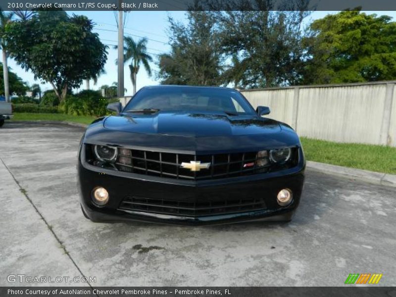 Black / Black 2010 Chevrolet Camaro LT/RS Coupe