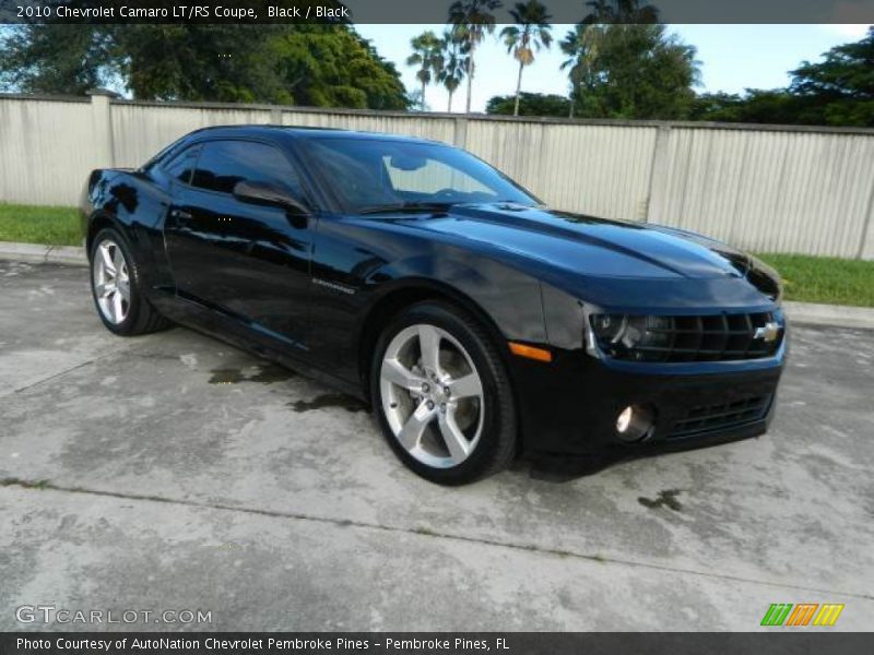Black / Black 2010 Chevrolet Camaro LT/RS Coupe