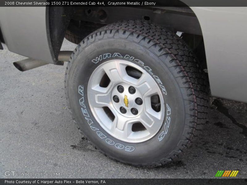 Graystone Metallic / Ebony 2008 Chevrolet Silverado 1500 Z71 Extended Cab 4x4