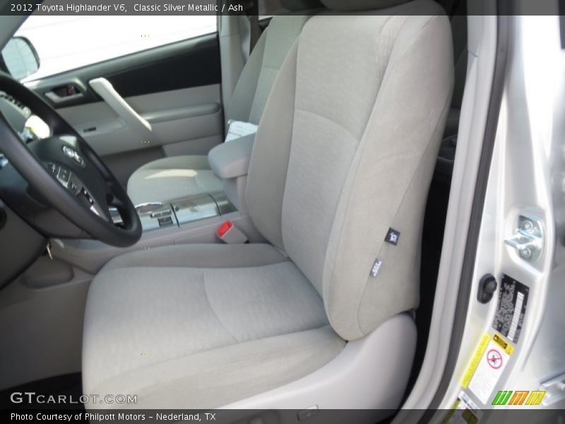 Classic Silver Metallic / Ash 2012 Toyota Highlander V6