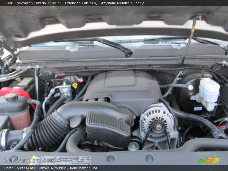 Graystone Metallic / Ebony 2008 Chevrolet Silverado 1500 Z71 Extended Cab 4x4