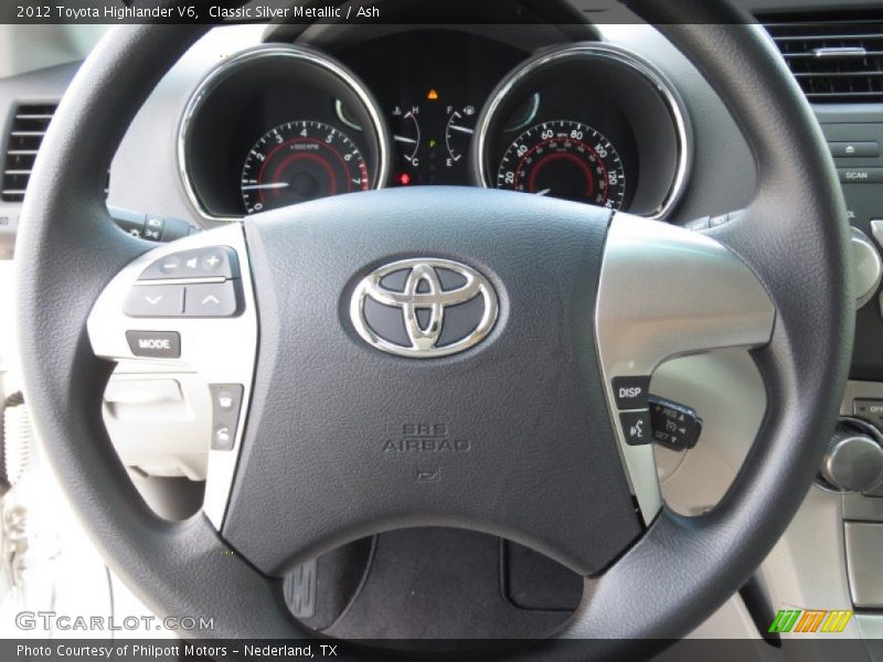 Classic Silver Metallic / Ash 2012 Toyota Highlander V6