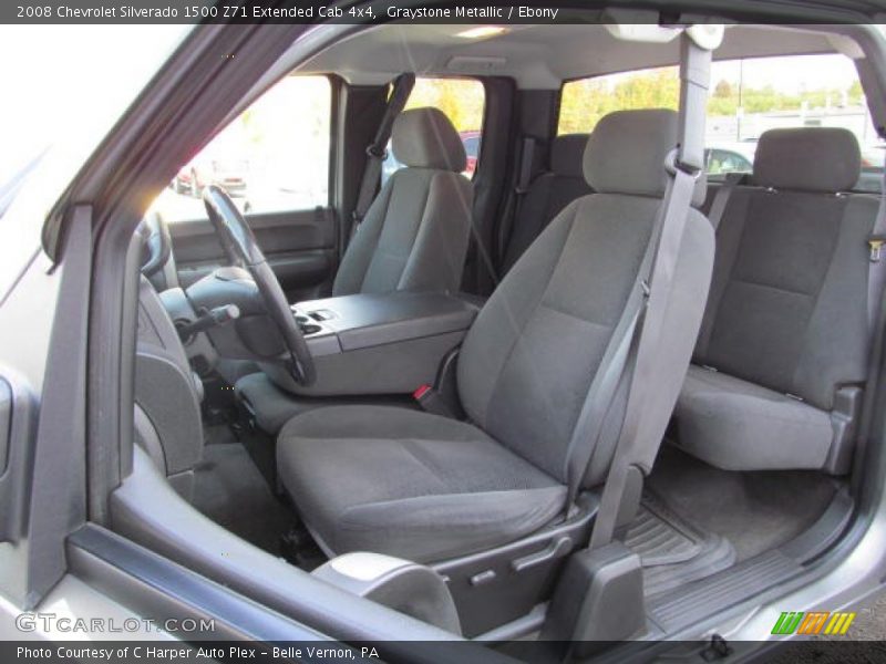 Graystone Metallic / Ebony 2008 Chevrolet Silverado 1500 Z71 Extended Cab 4x4