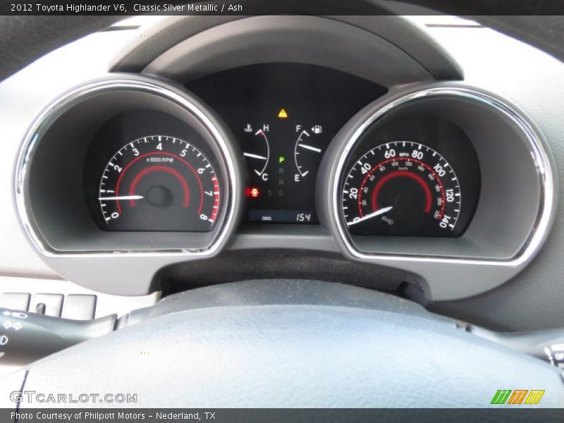 Classic Silver Metallic / Ash 2012 Toyota Highlander V6