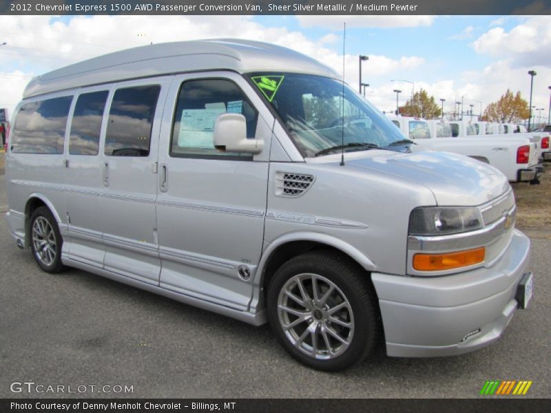  2012 Express 1500 AWD Passenger Conversion Van Sheer Silver Metallic