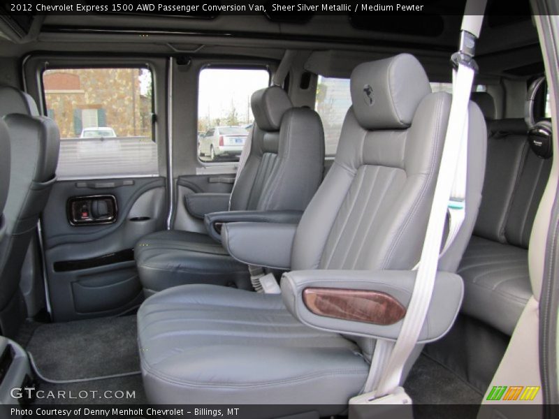Rear Seat of 2012 Express 1500 AWD Passenger Conversion Van