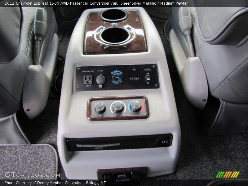 Controls of 2012 Express 1500 AWD Passenger Conversion Van