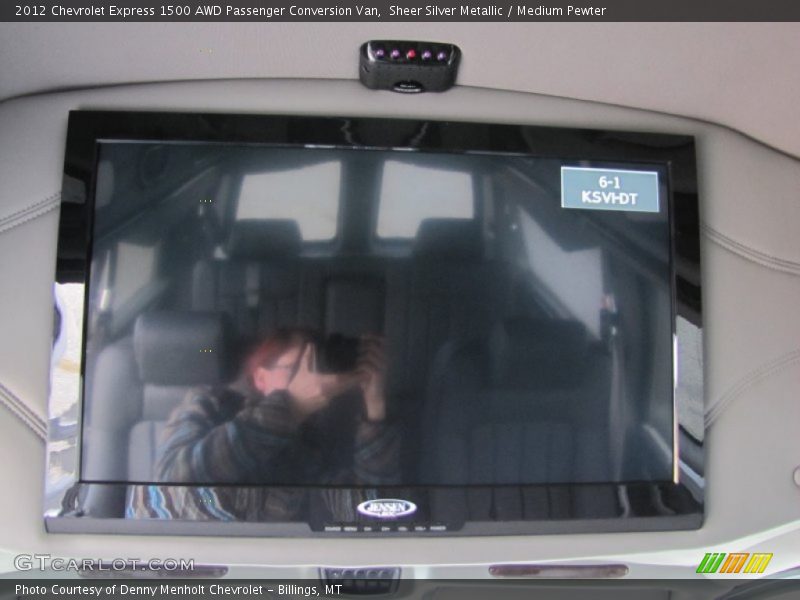 Sheer Silver Metallic / Medium Pewter 2012 Chevrolet Express 1500 AWD Passenger Conversion Van